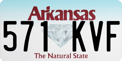 AR license plate 571KVF