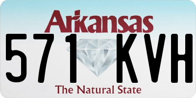 AR license plate 571KVH