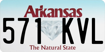 AR license plate 571KVL