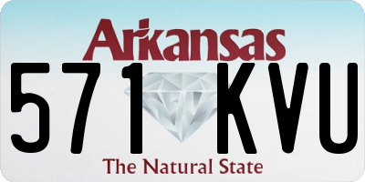 AR license plate 571KVU