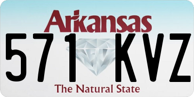 AR license plate 571KVZ