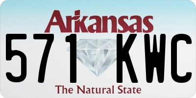 AR license plate 571KWC