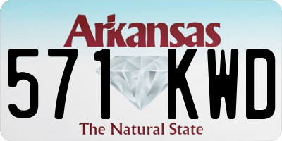 AR license plate 571KWD