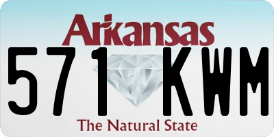 AR license plate 571KWM