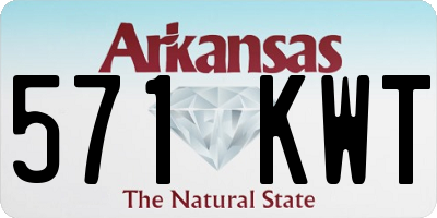 AR license plate 571KWT