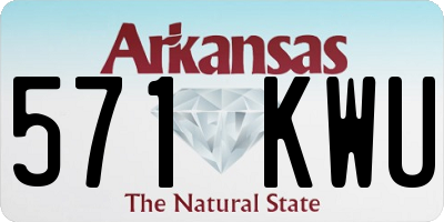 AR license plate 571KWU