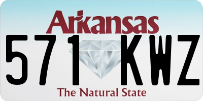 AR license plate 571KWZ