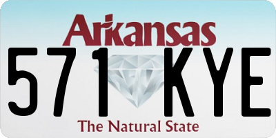 AR license plate 571KYE