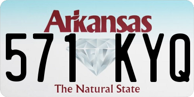AR license plate 571KYQ