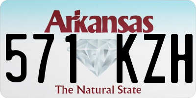 AR license plate 571KZH