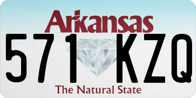 AR license plate 571KZQ