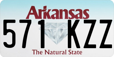 AR license plate 571KZZ