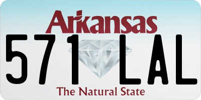 AR license plate 571LAL