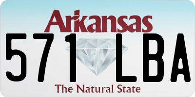 AR license plate 571LBA