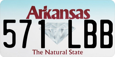 AR license plate 571LBB