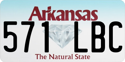 AR license plate 571LBC