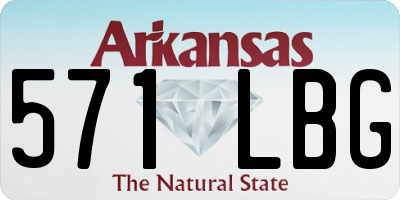 AR license plate 571LBG