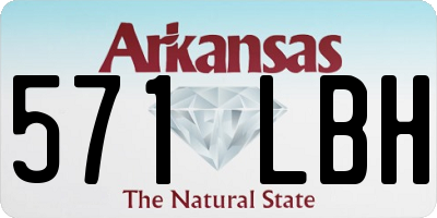 AR license plate 571LBH