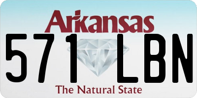 AR license plate 571LBN