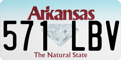 AR license plate 571LBV