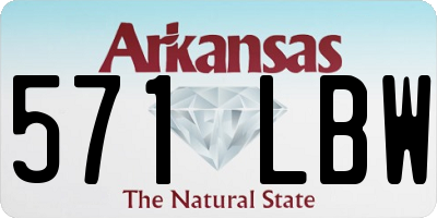 AR license plate 571LBW
