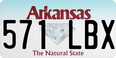 AR license plate 571LBX