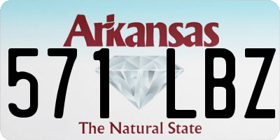 AR license plate 571LBZ