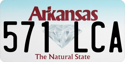 AR license plate 571LCA