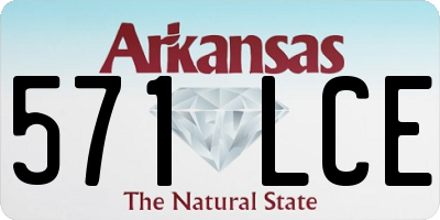 AR license plate 571LCE