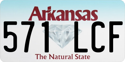 AR license plate 571LCF