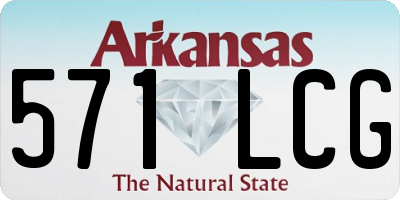 AR license plate 571LCG