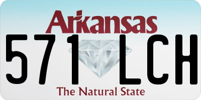 AR license plate 571LCH