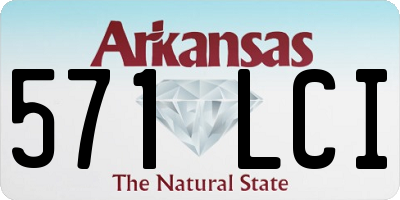 AR license plate 571LCI