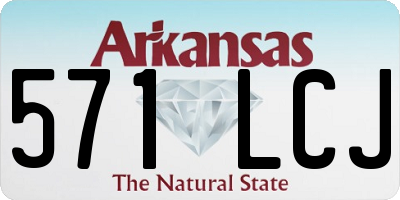AR license plate 571LCJ