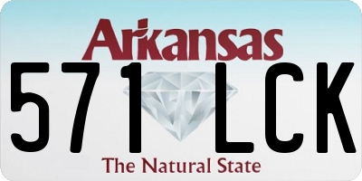 AR license plate 571LCK