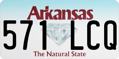 AR license plate 571LCQ
