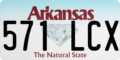 AR license plate 571LCX