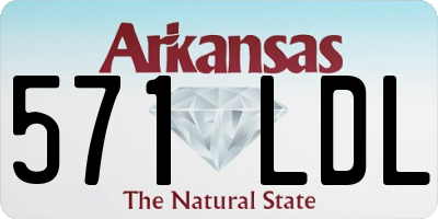 AR license plate 571LDL