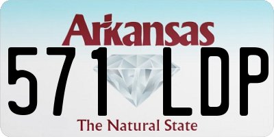 AR license plate 571LDP