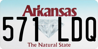 AR license plate 571LDQ