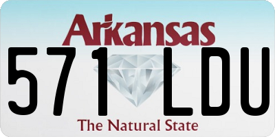 AR license plate 571LDU