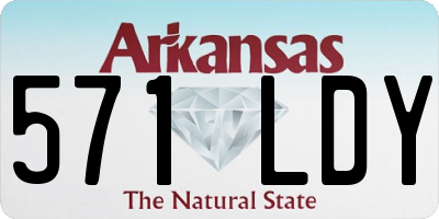 AR license plate 571LDY