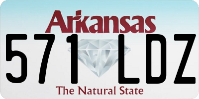 AR license plate 571LDZ
