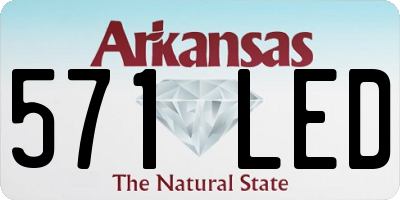 AR license plate 571LED