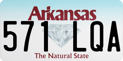 AR license plate 571LQA