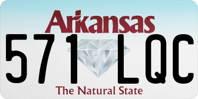 AR license plate 571LQC