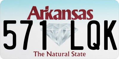 AR license plate 571LQK
