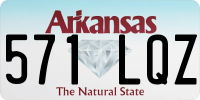 AR license plate 571LQZ