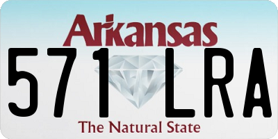 AR license plate 571LRA