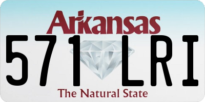 AR license plate 571LRI